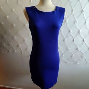 Sleeveless Dress / Career / Royal Blue / Size Medium